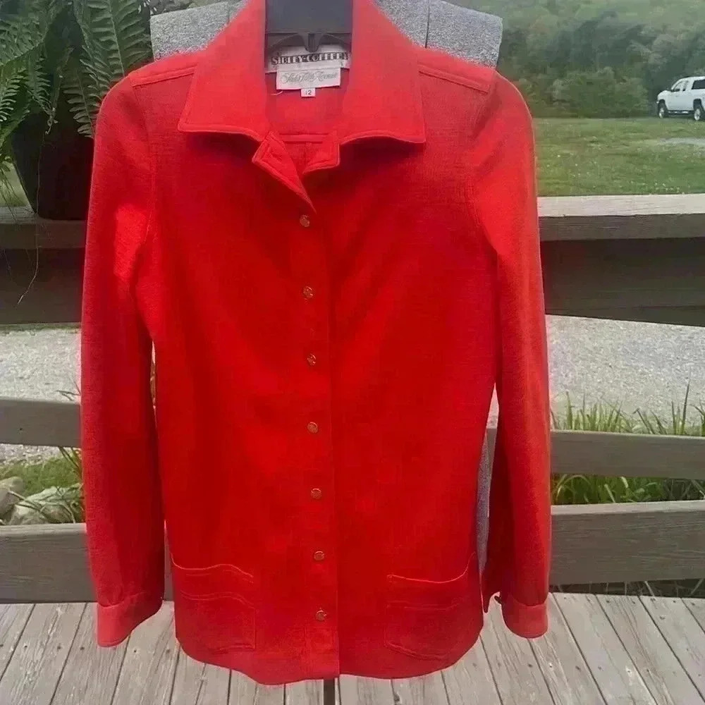 Vintage Sibley-coffee, Saks Fifth Avenue, women’s size 12 blazer.